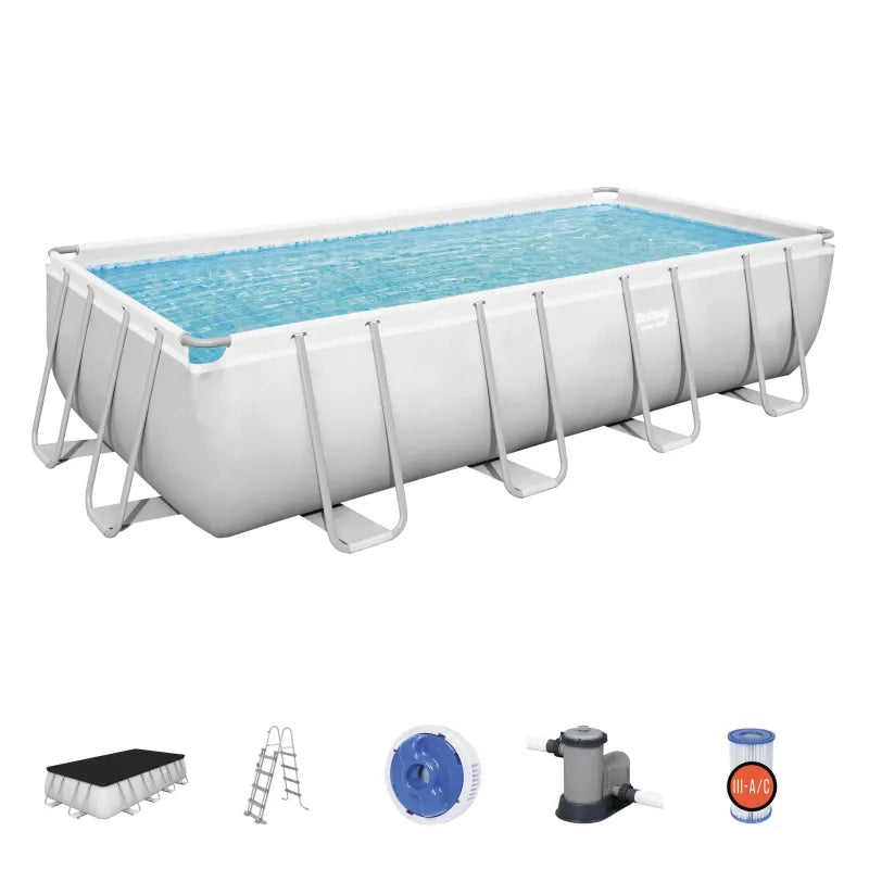 Piscine 5m50 x 2.7m x 1.2m + Tous les accessoires