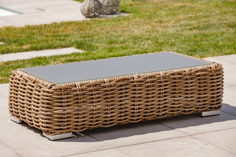 Salon de Jardin 6 places en résine tressée BORA BORA