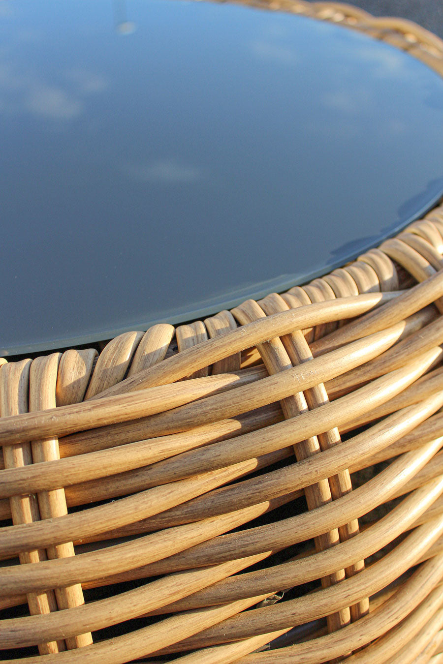 Salon de Jardin (Résine Tressée) 5 places MOOREA