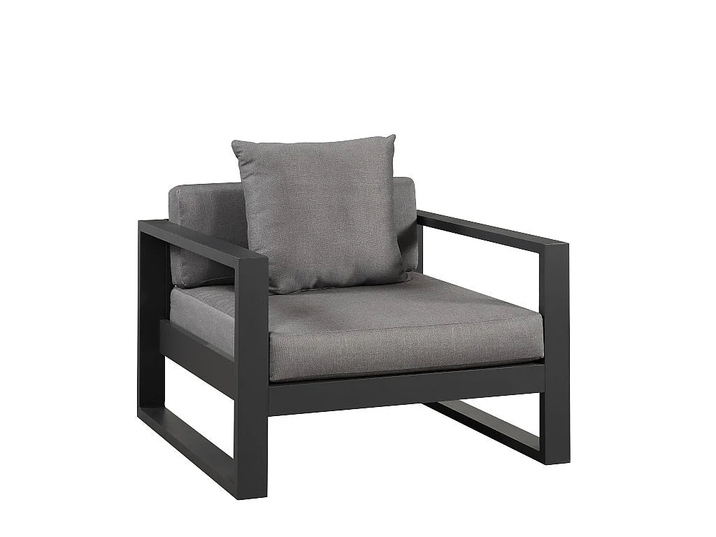 Salon de Jardin en aluminium 3 places