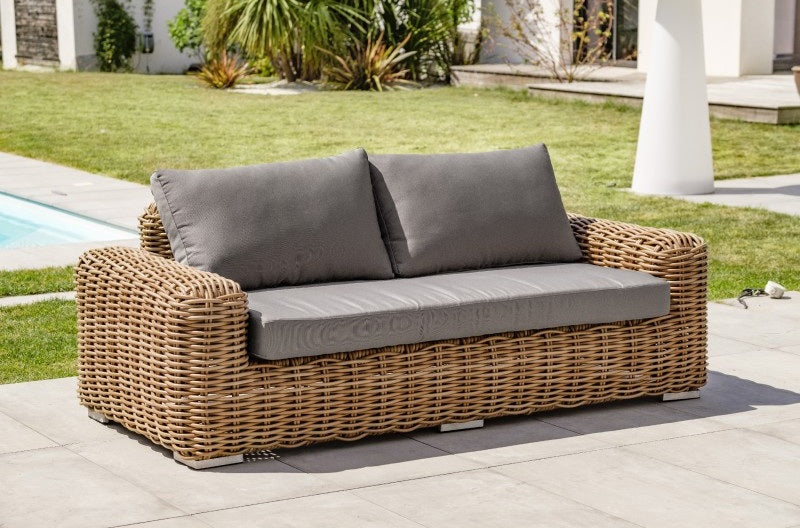 Salon de Jardin 6 places en résine tressée BORA BORA