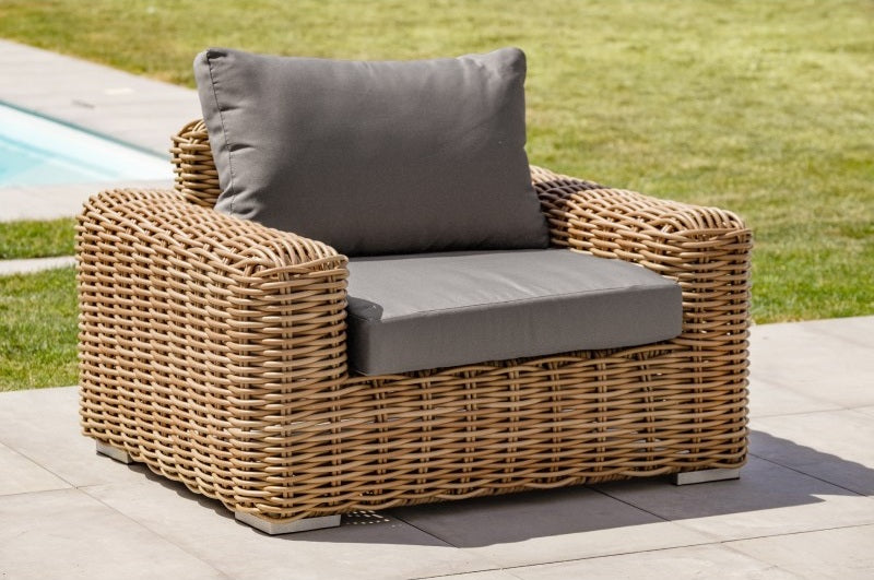 Salon de Jardin 6 places en résine tressée BORA BORA