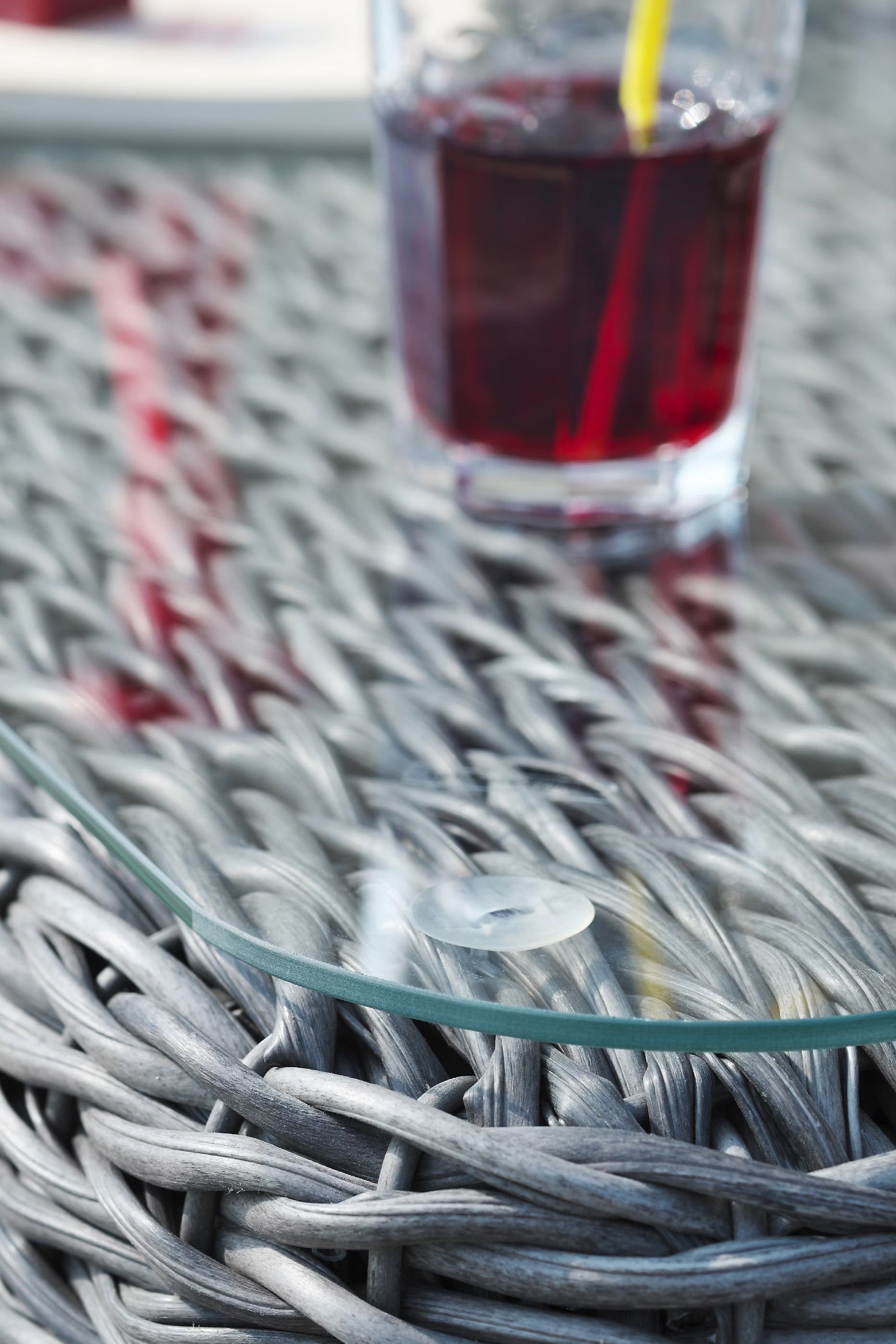 Salon de Jardin (Résine Tressée) 7 places BAHAMAS